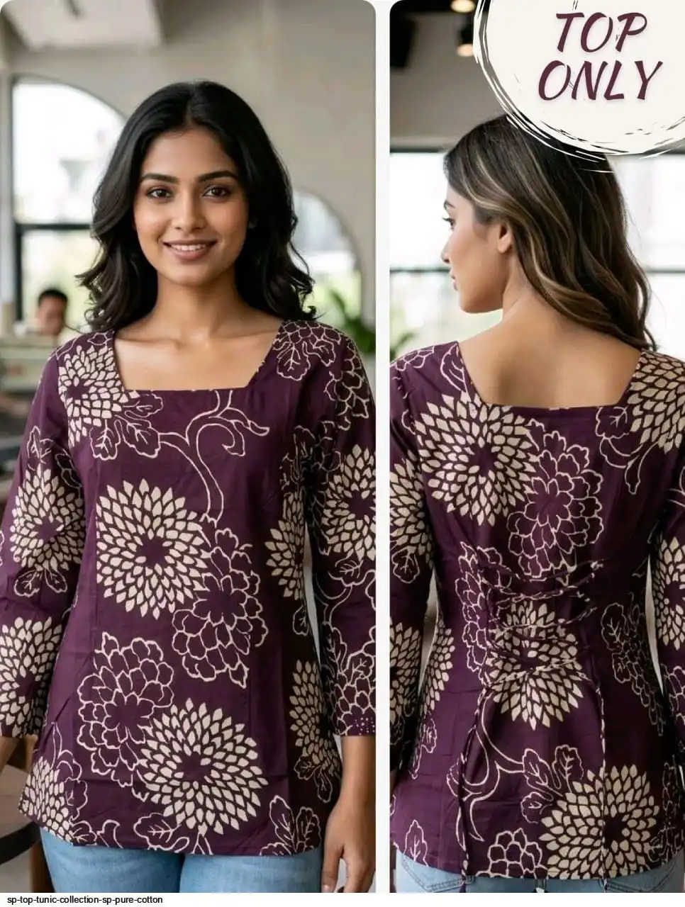 SP TOP TUNIC COLLECTION PURE COTTON C