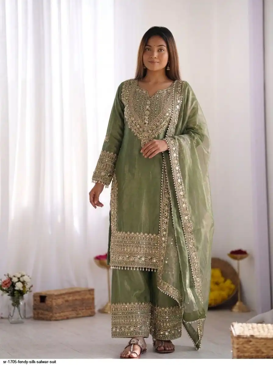 SR 1705 FENDY SILK SALWAR SUIT 3