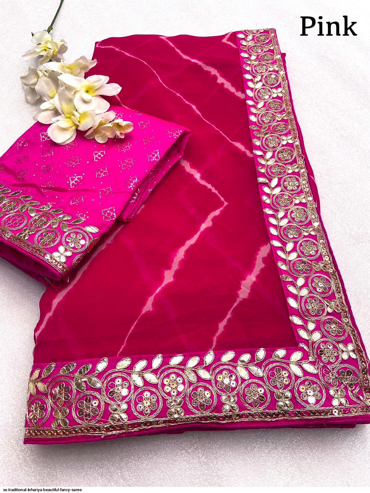 SS TRADITIONAL LEHARIYA BEAUTIFUL FANCY SAREE