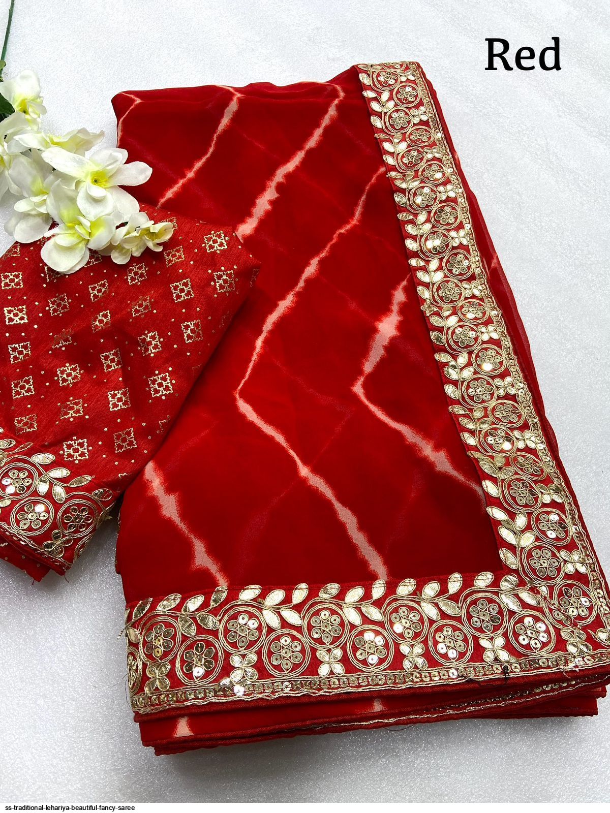 SS TRADITIONAL LEHARIYA BEAUTIFUL FANCY SAREE