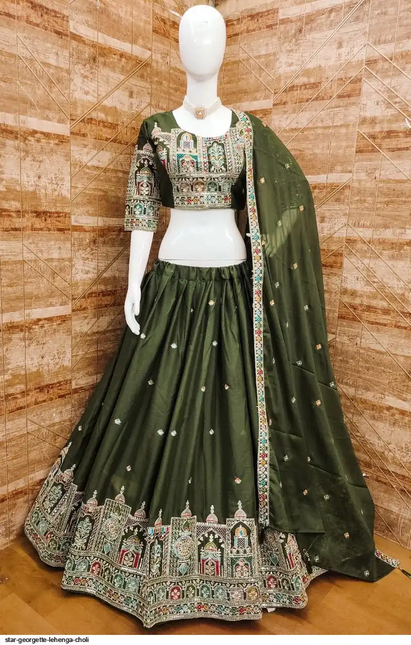 STAR GEORGETTE LEHENGA CHOLI 3