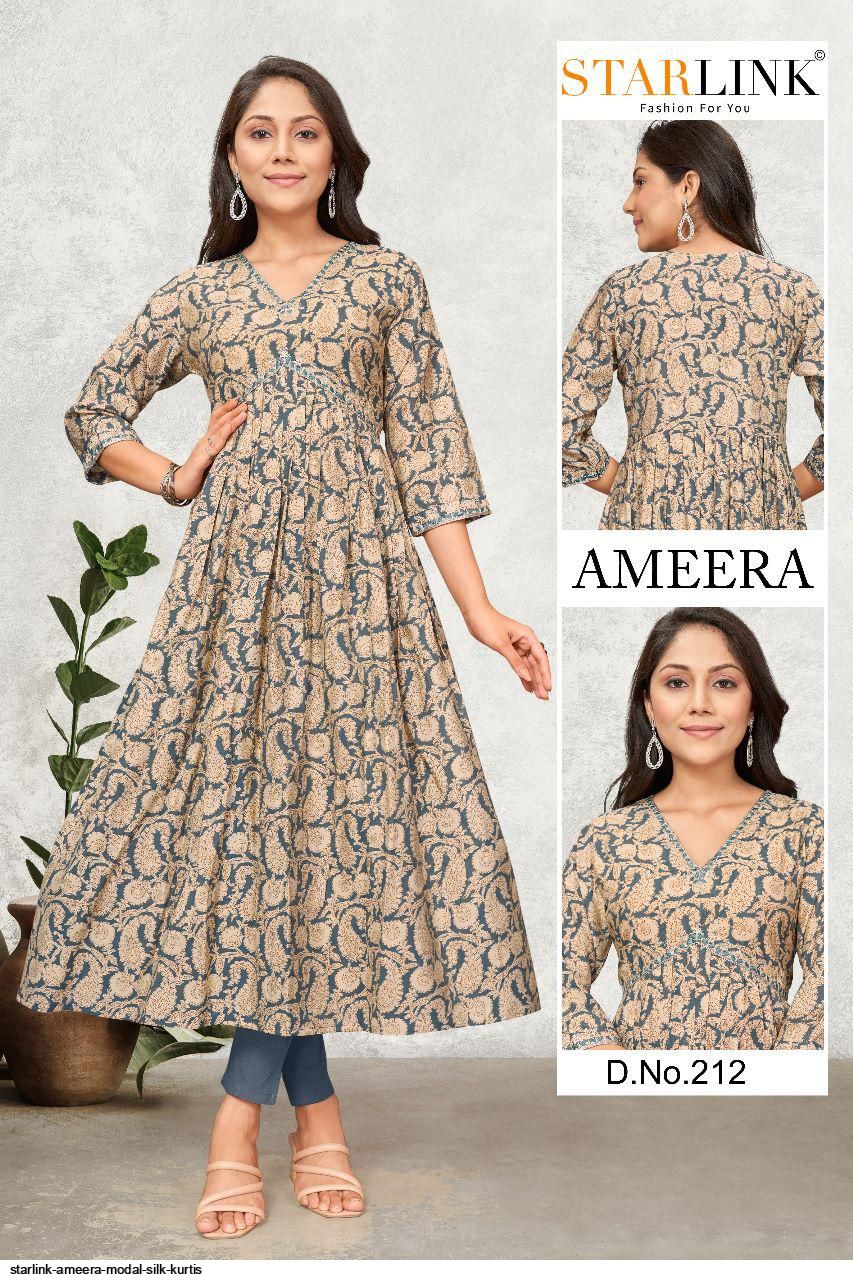 STARLINK AMEERA MODAL SILK KURTIS