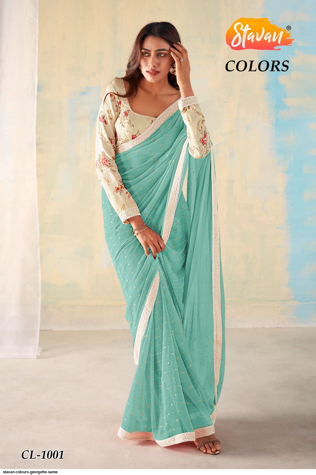 STAVAN COLOURS GEORGETTE SAREE