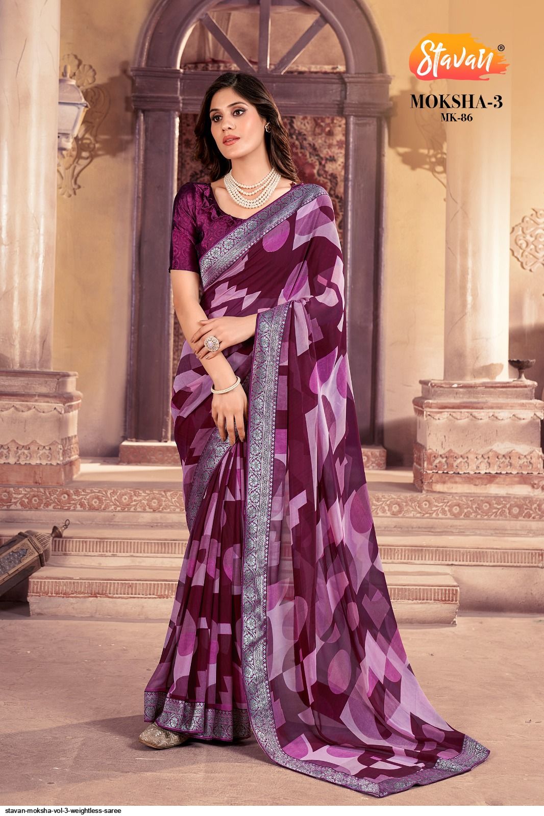 Buy Ynf Patta Digital Fancy Weightless Georgette Saree collection