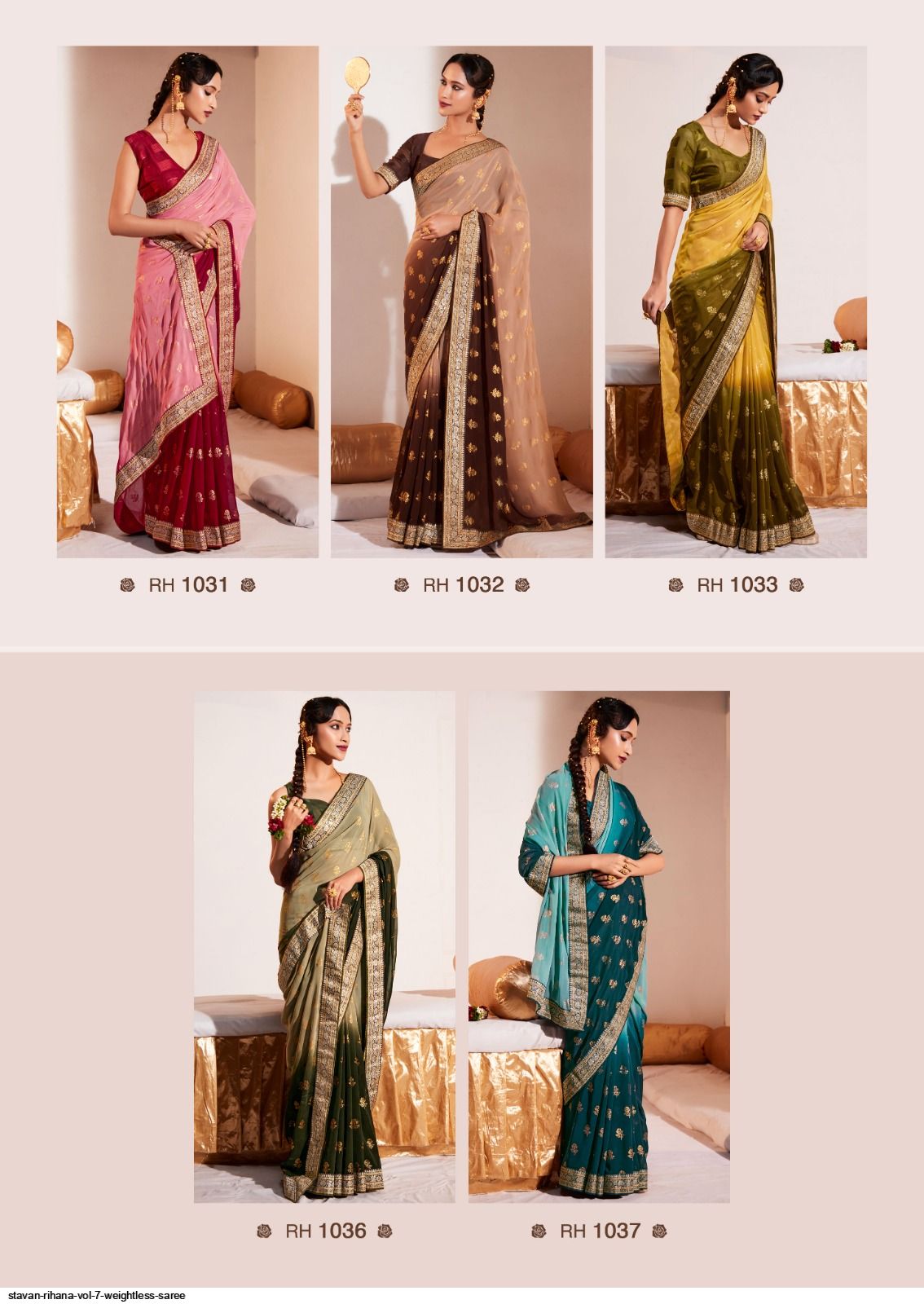 Stavan Rise Stavan Rihana vol 7 Weightless saree