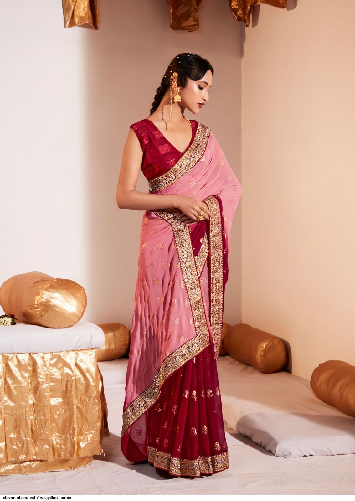Stavan Rise Stavan Rihana vol 7 Weightless saree