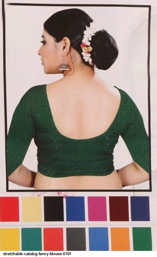 STRETCHABLE CATALOG FANCY BLOUSE 610L