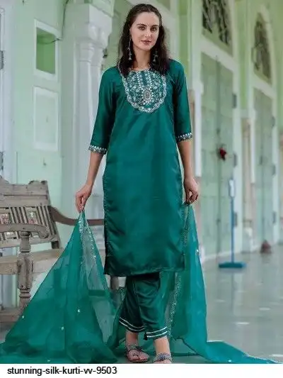 STUNNING SILK KURTI VV 9503