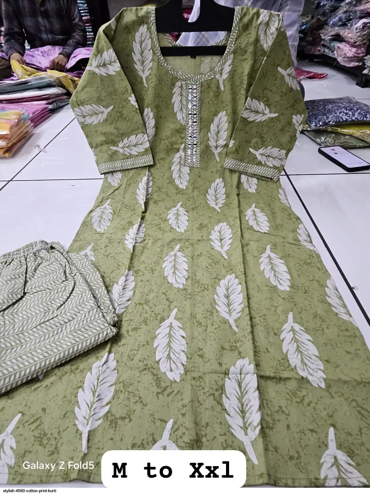 STYLISH 4060 COTTON PRINT KURTI