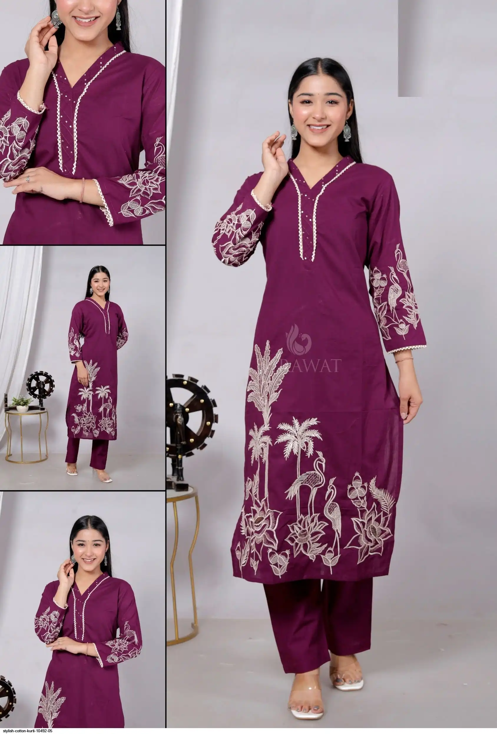 STYLISH COTTON KURTI 10492 05