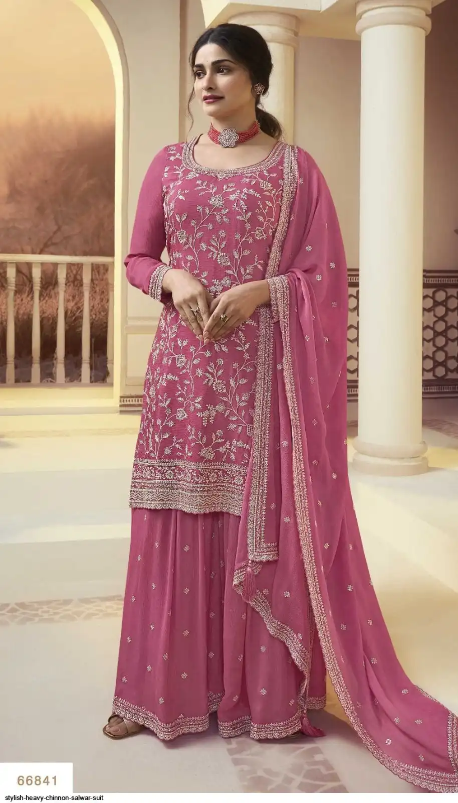 STYLISH HEAVY CHINNON SALWAR SUIT