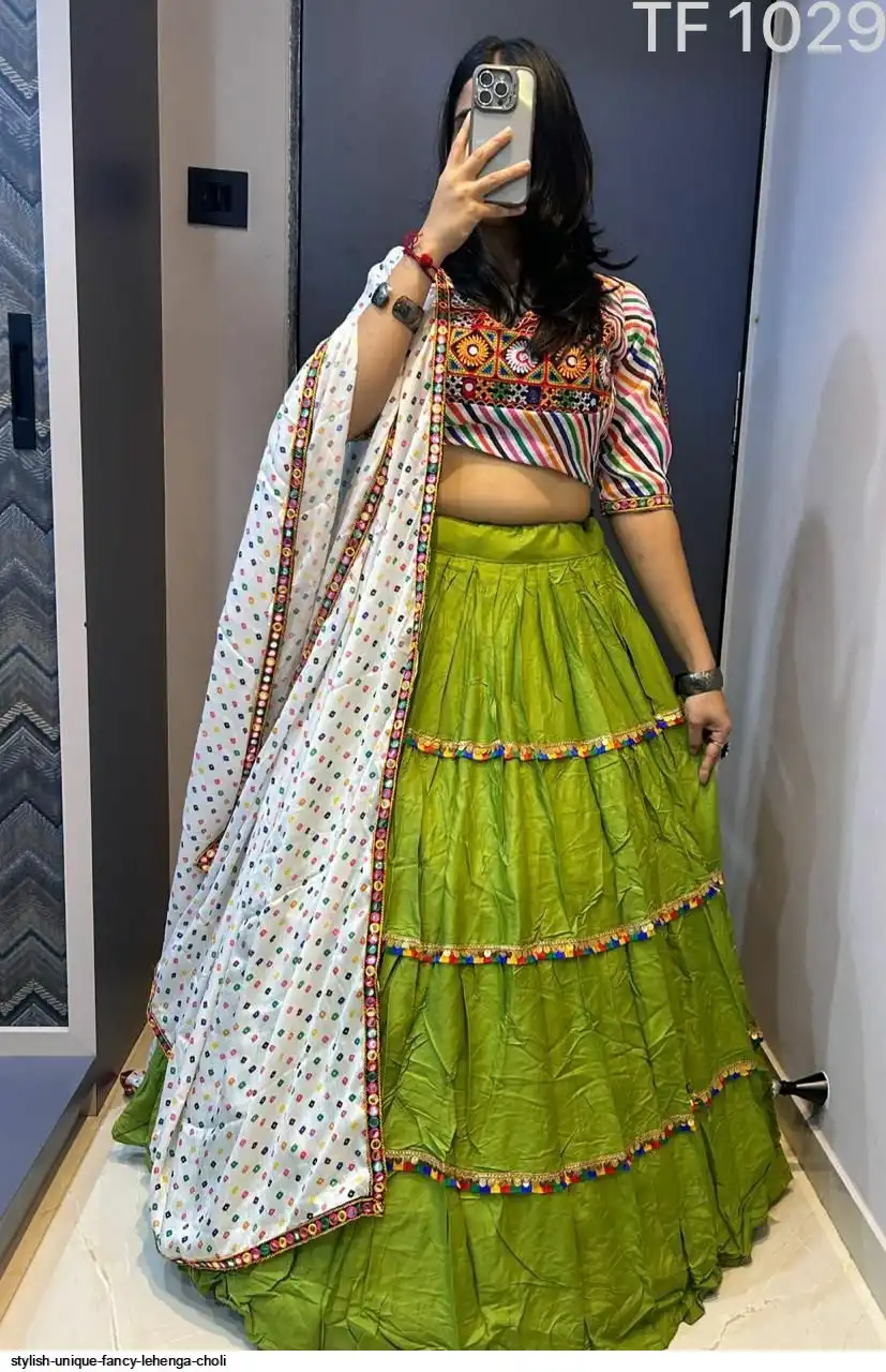 STYLISH UNIQUE FANCY LEHENGA CHOLI 1