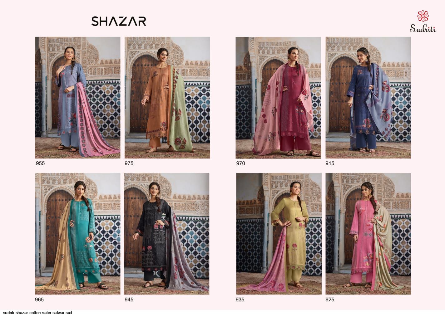 Sudriti Shazar Cotton Satin Salwar Suit