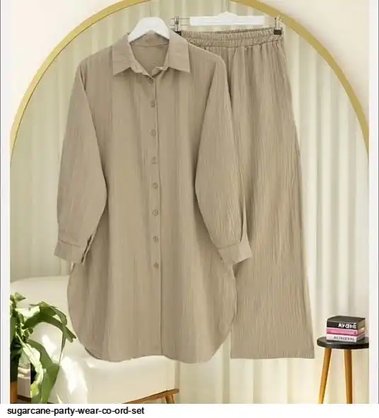 SUGARCANE PARTY WEAR CO ORD SET C