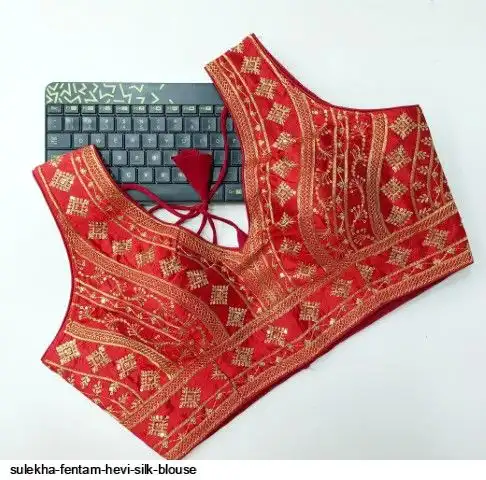 SULEKHA FENTAM HEVI SILK BLOUSE 6