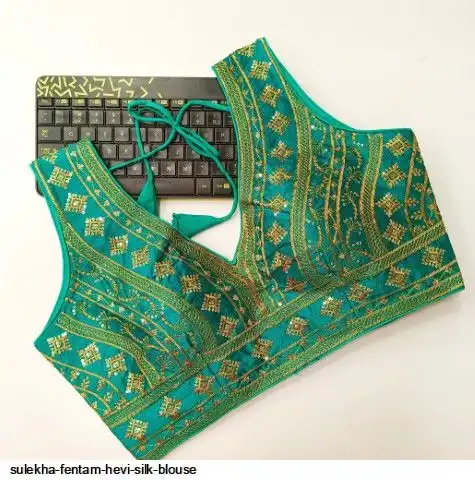 SULEKHA FENTAM HEVI SILK BLOUSE 3