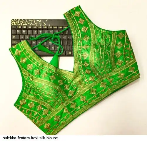 SULEKHA FENTAM HEVI SILK BLOUSE 2