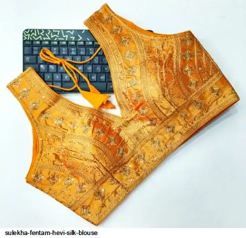 SULEKHA FENTAM HEVI SILK BLOUSE 5