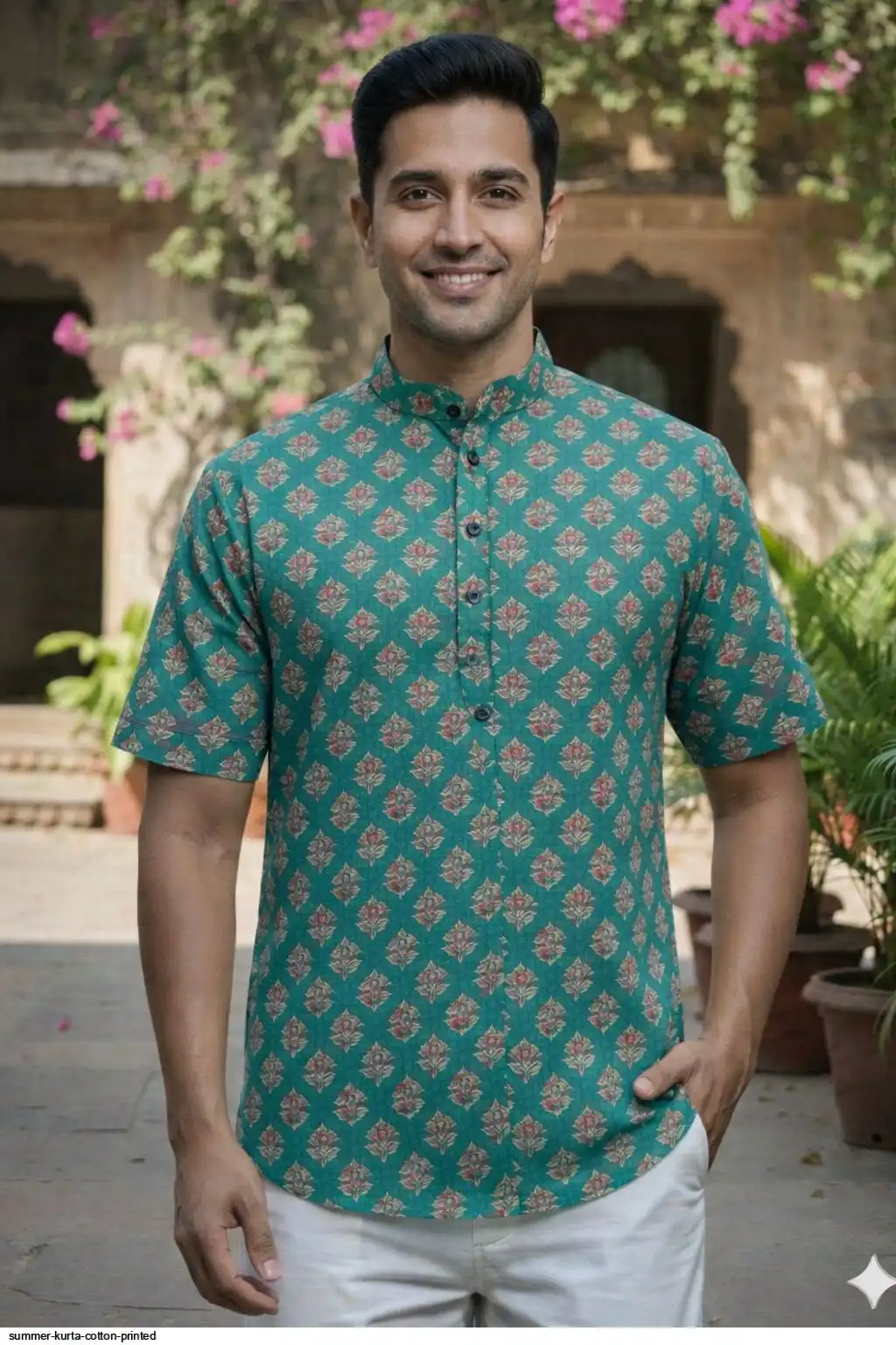 SUMMER KURTA COTTON PRINTED F