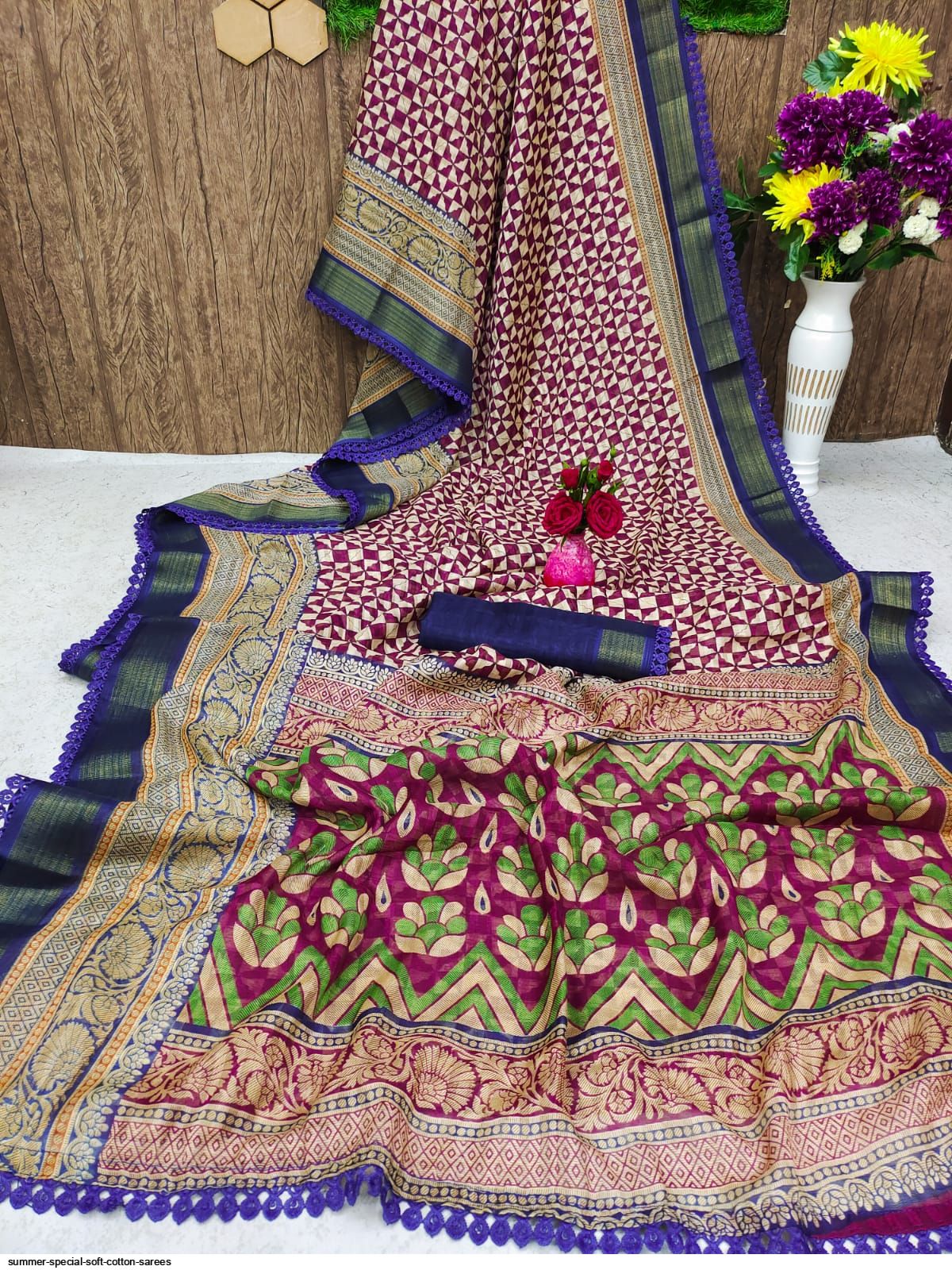 Summer Special Soft Cotton Sarees