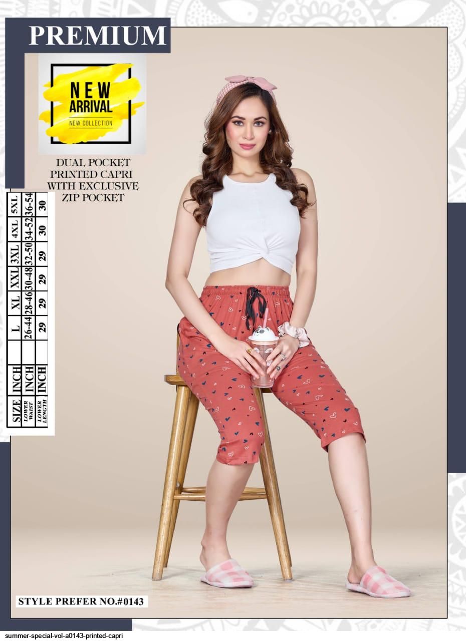 SUMMER SPECIAL VOL A0143 PRINTED CAPRI