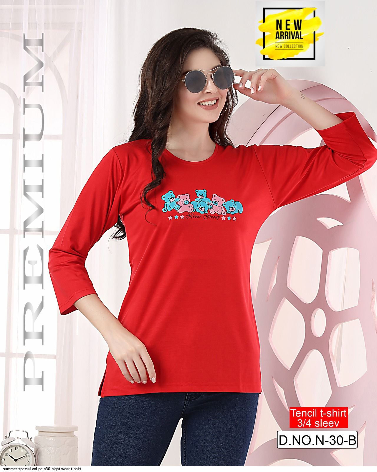 Summer Special Vol 506 Fancy Wear Night Shirt Pant Ladies Collection