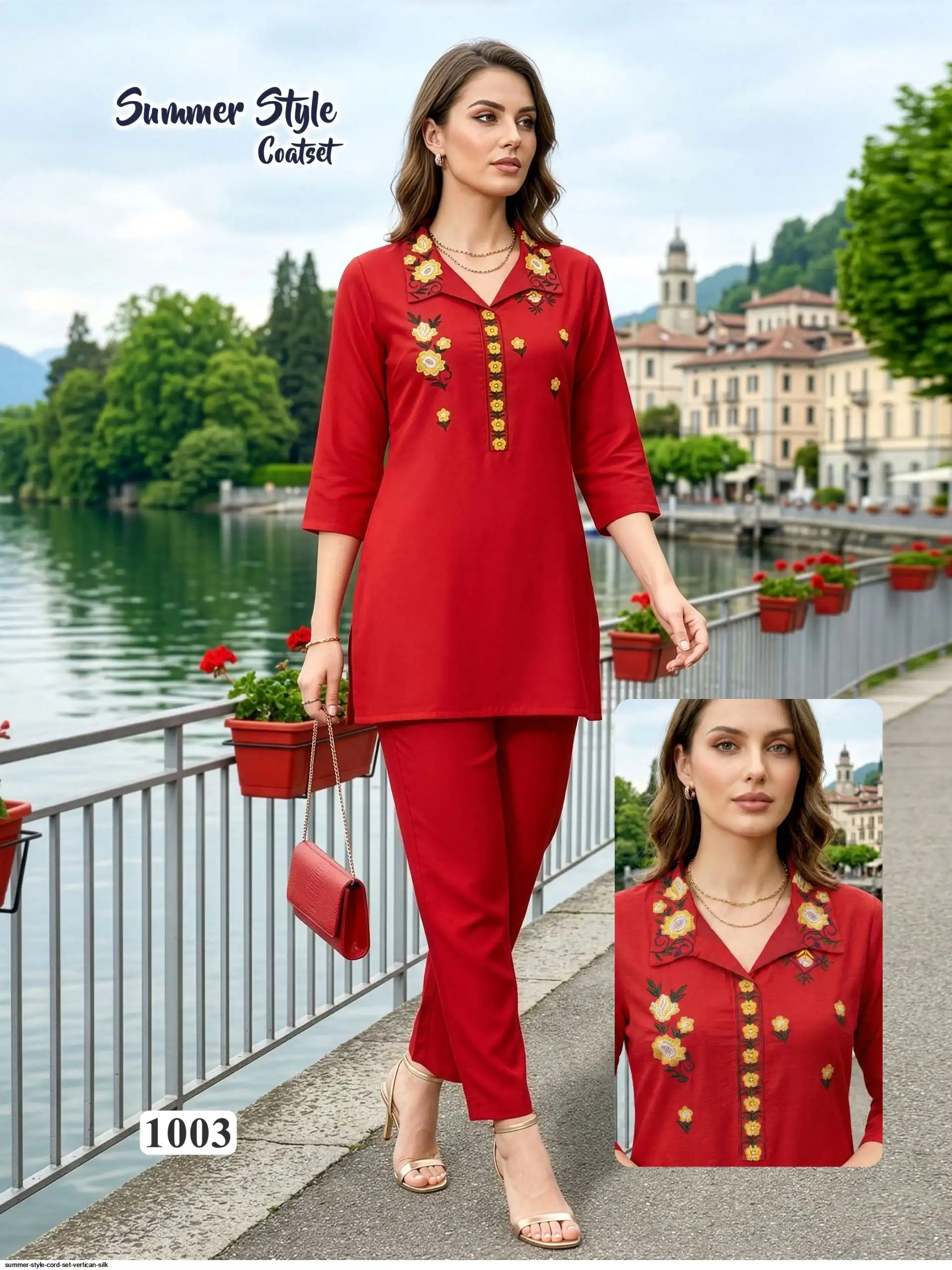 SUMMER STYLE CORD SET VERTICAN SILK 1003