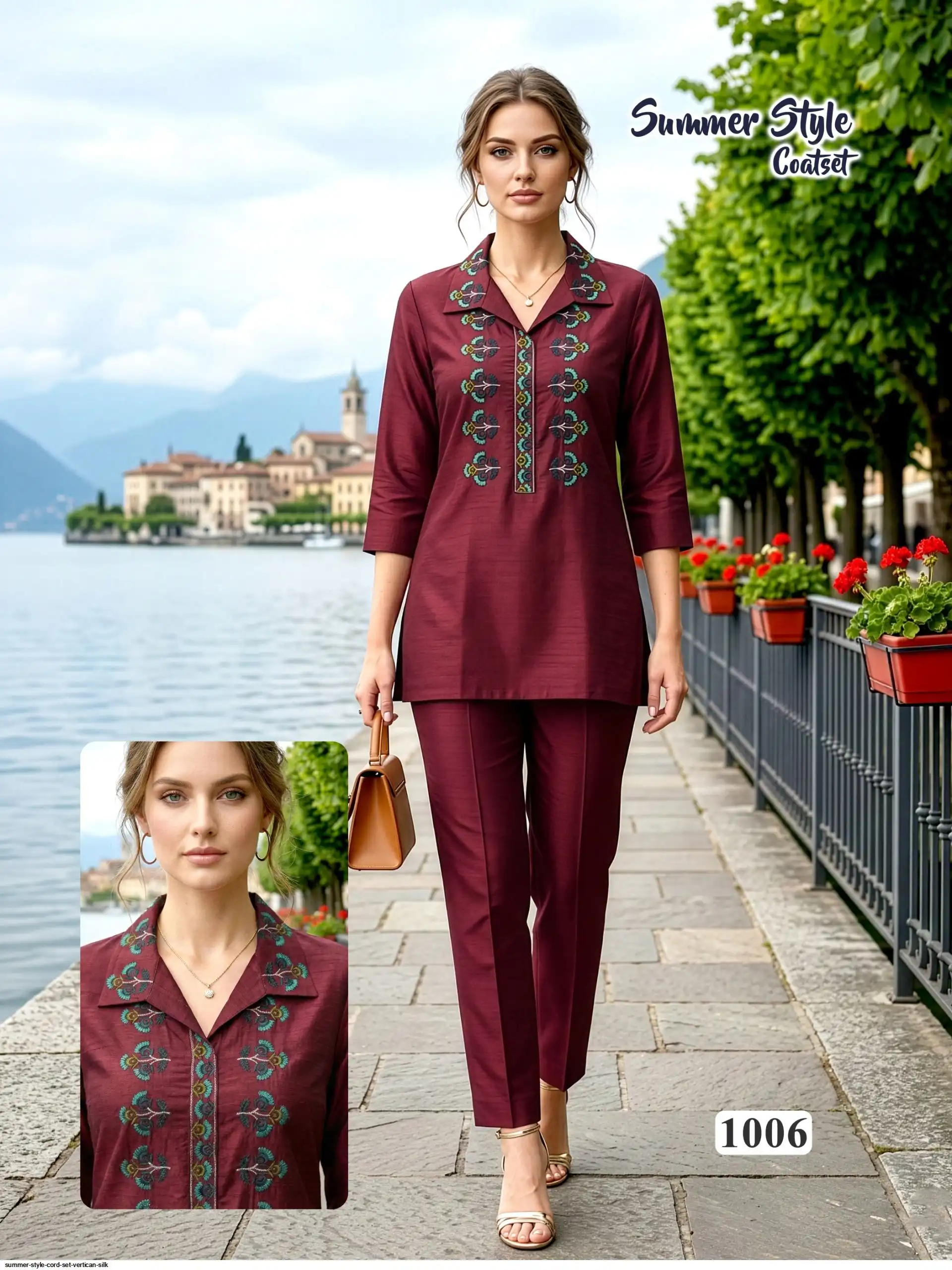 SUMMER STYLE CORD SET VERTICAN SILK 1006