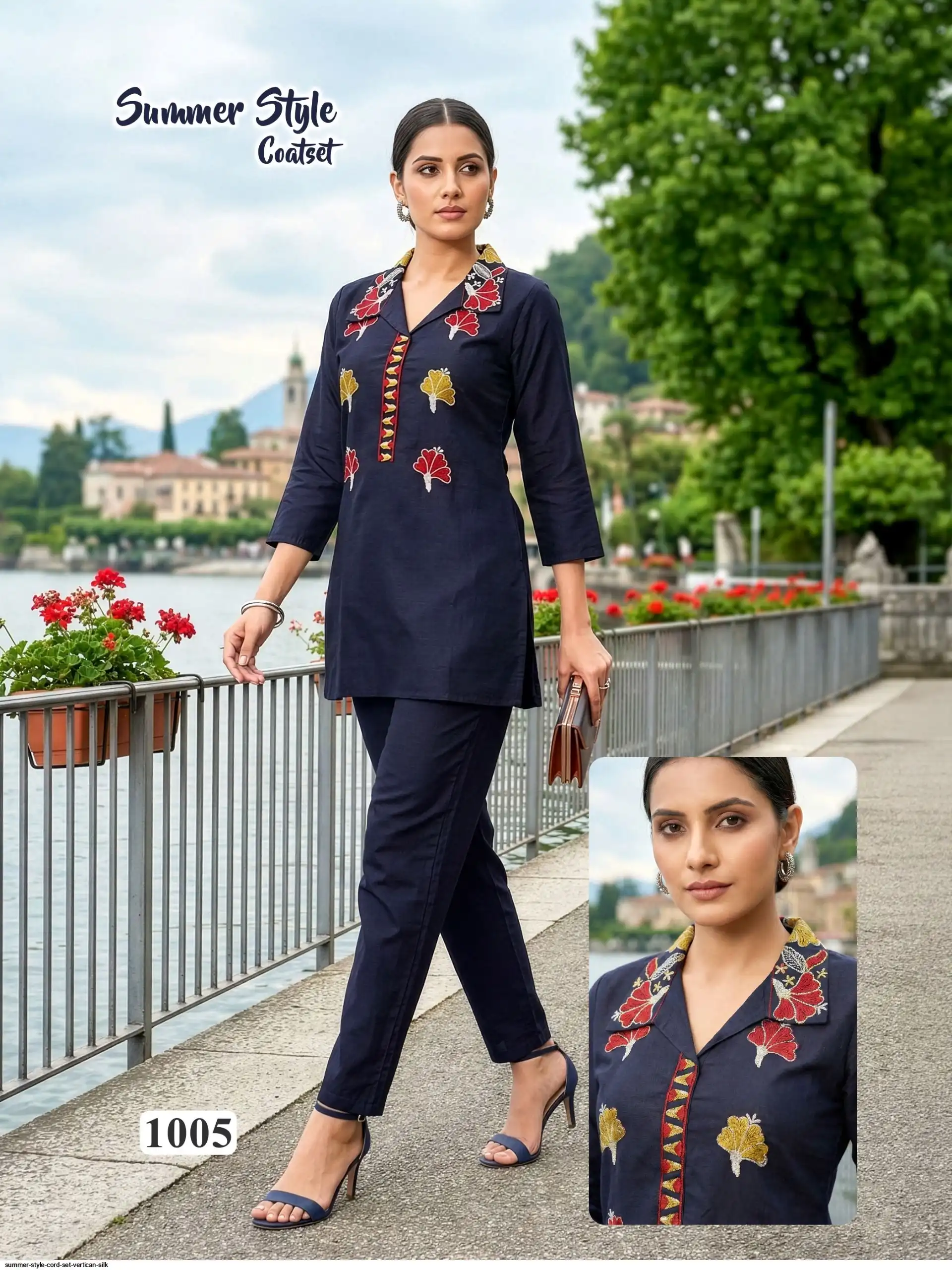 SUMMER STYLE CORD SET VERTICAN SILK 1005