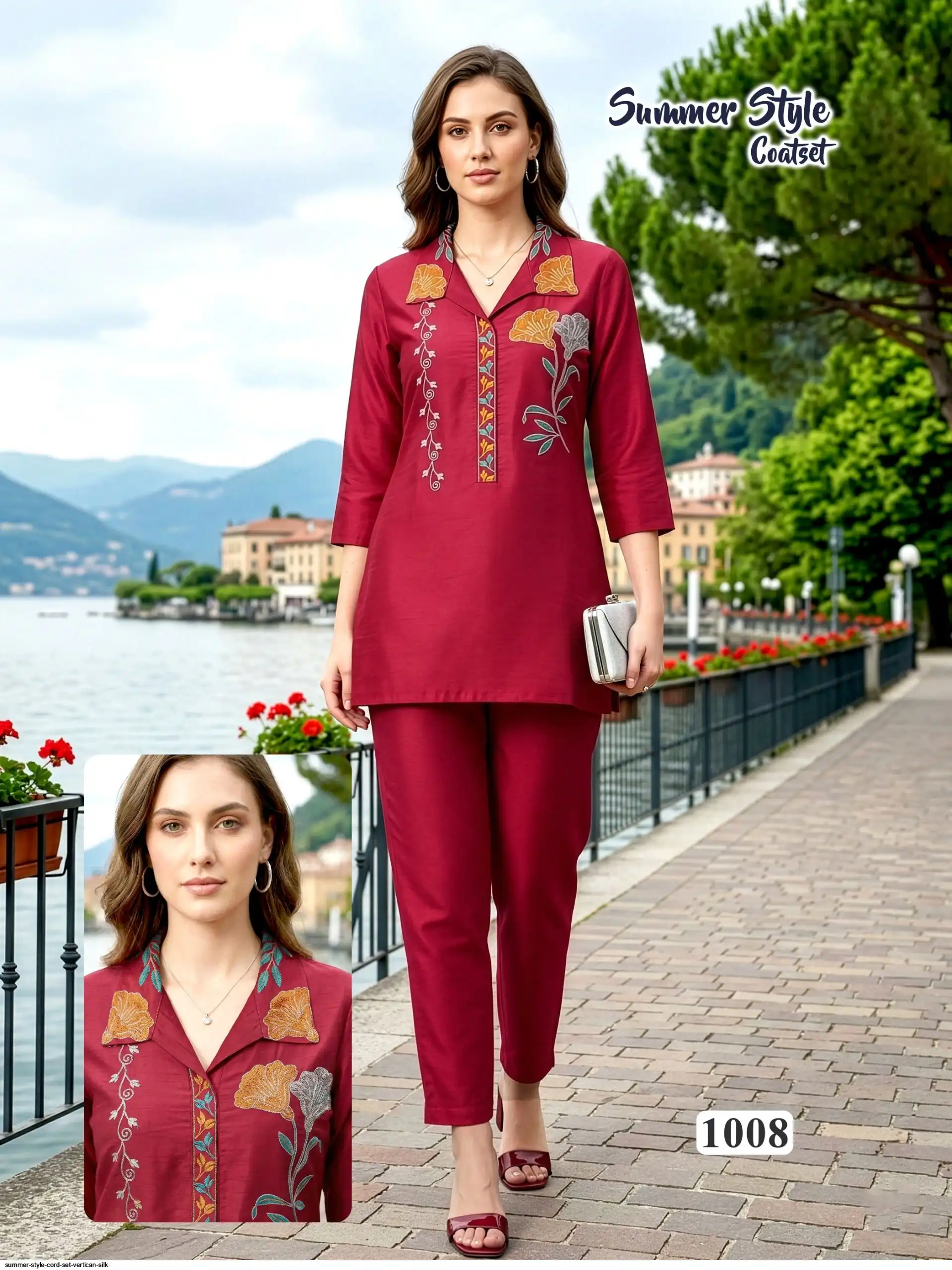 SUMMER STYLE CORD SET VERTICAN SILK 1008