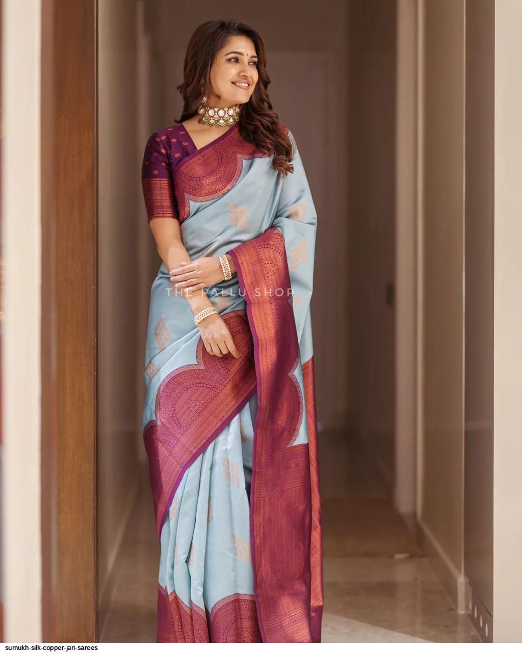 Copper Mixed Saree.html