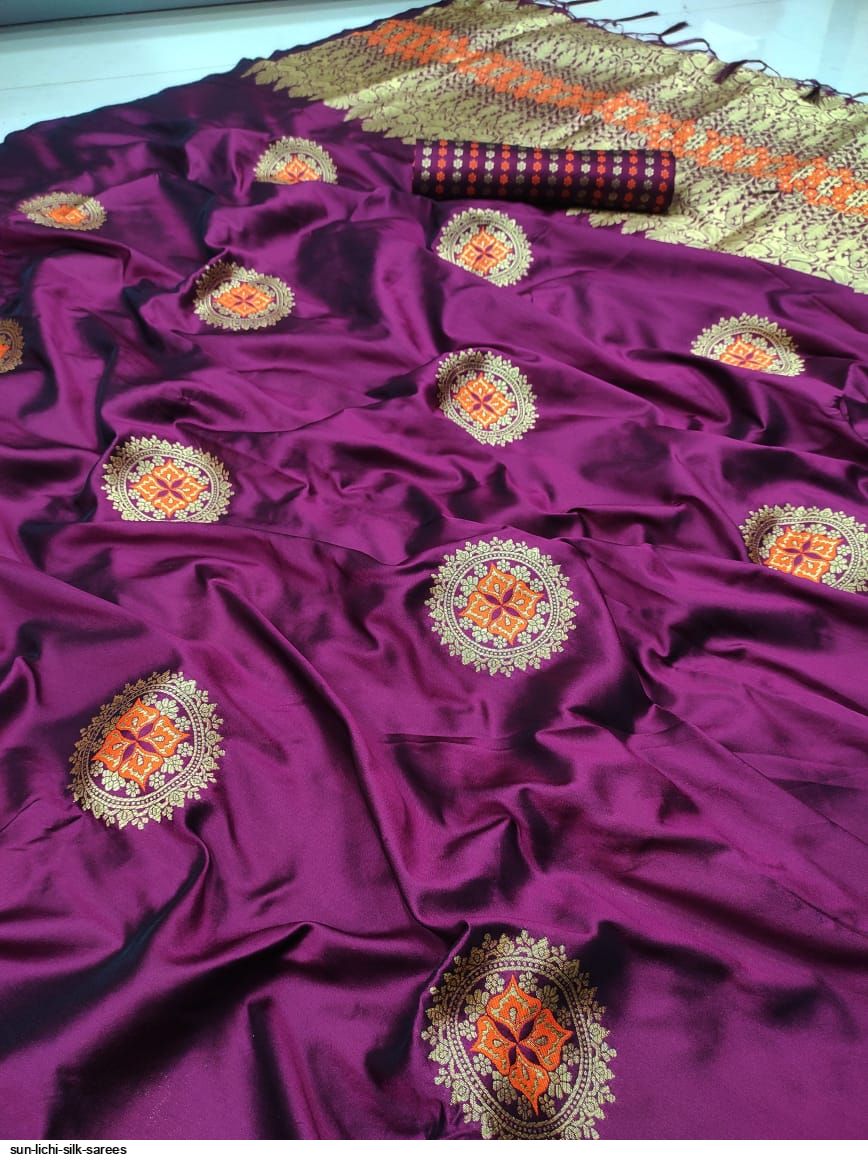 SUN LICHI SILK SAREES A