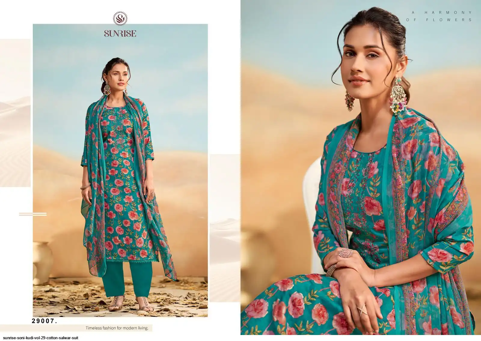 SUNRISE SONI KUDI VOL 29 COTTON SALWAR SUIT