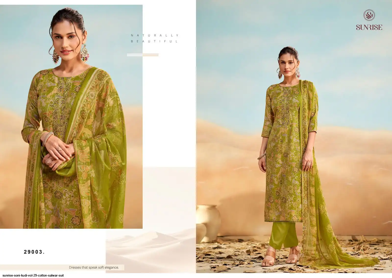 SUNRISE SONI KUDI VOL 29 COTTON SALWAR SUIT