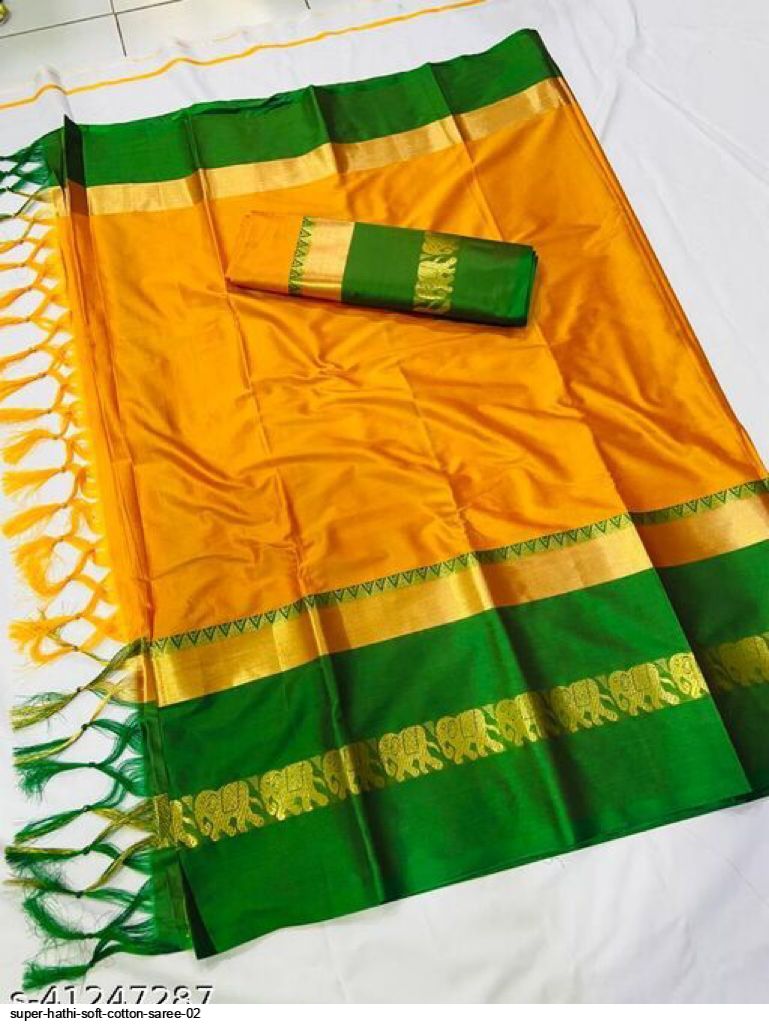 SUPER HATHI SOFT COTTON SAREE 02 E