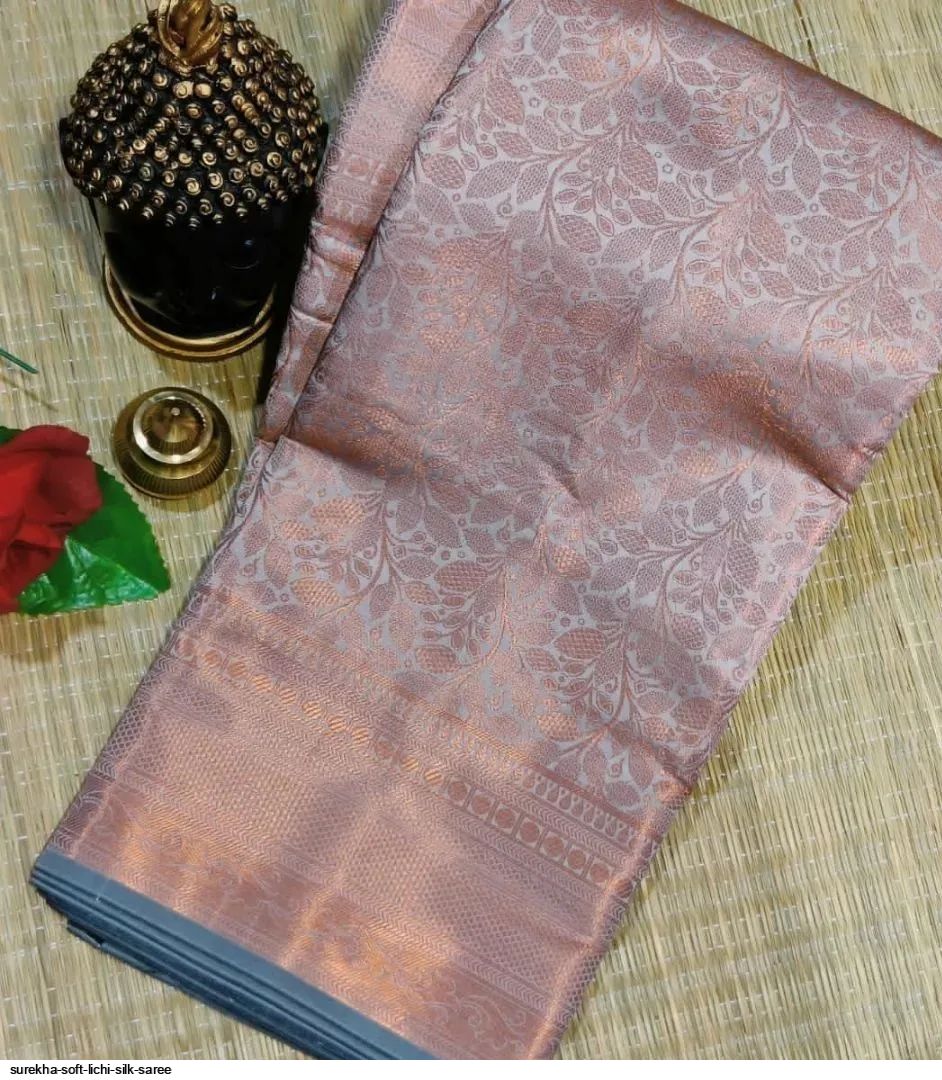 SUREKHA SOFT LICHI SILK SAREE C