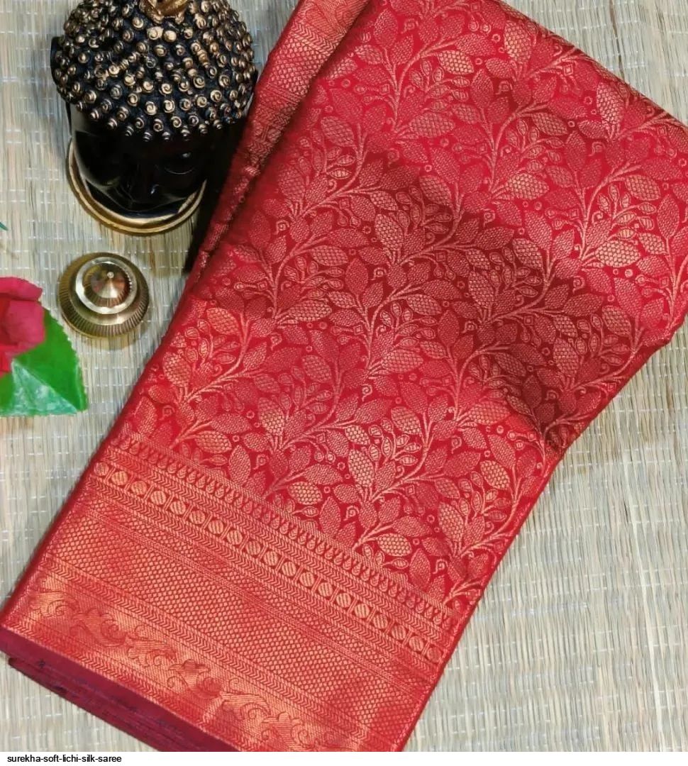 SUREKHA SOFT LICHI SILK SAREE B