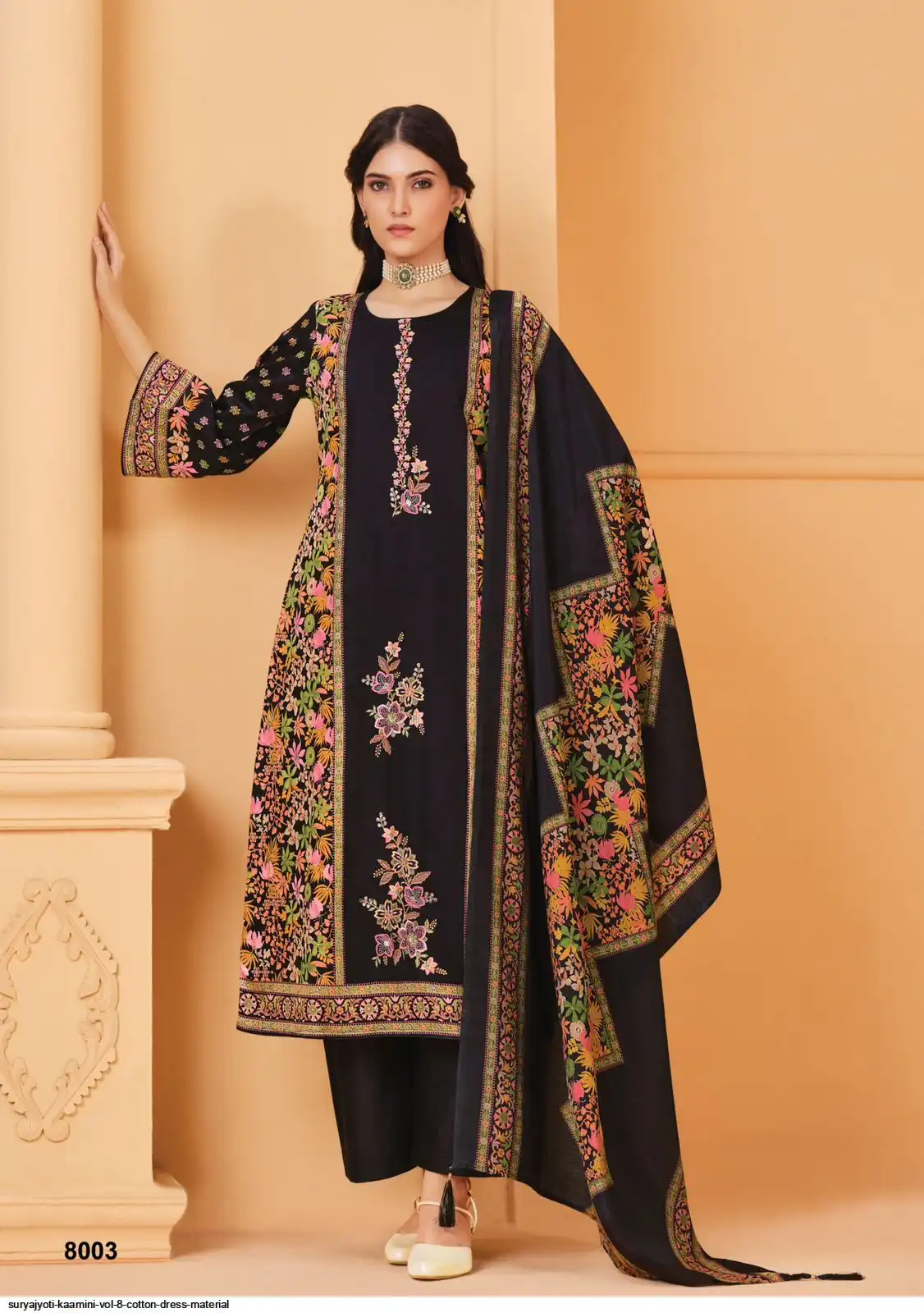 SURYAJYOTI KAAMINI VOL-8 SATIN DISCHARGE PRINT Wholesale Catalog