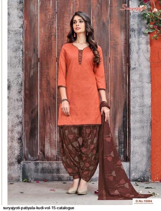Akash Creation Patiyala Babes Vol 8 Pure Cotton Patiyala Style Dress  Material Salwar Suits Wholesale Dealer