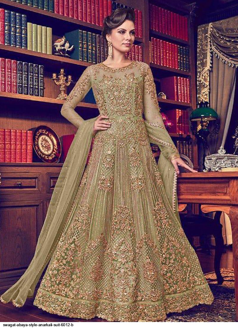 Abaya style cheap anarkali suit