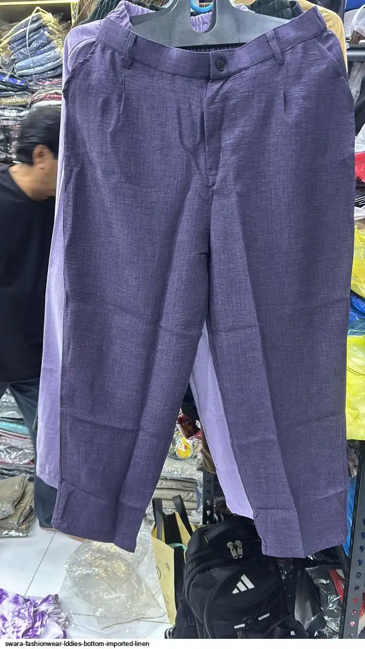 SWARA FASHIONWEAR LDDIES BOTTOM IMPORTED LINEN 5