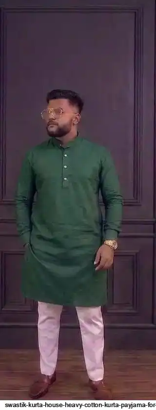 SWASTIK KURTA HOUSE HEAVY COTTON KURTA PAYJAMA FOR MEN 29
