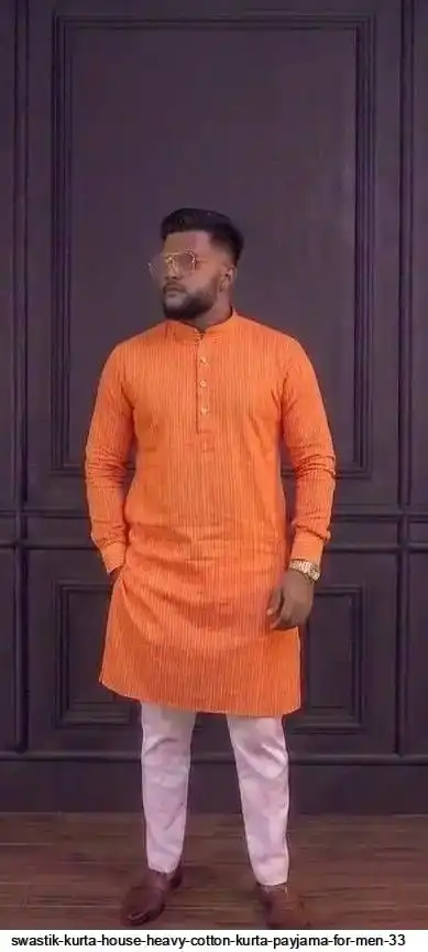 SWASTIK KURTA HOUSE HEAVY COTTON KURTA PAYJAMA FOR MEN 33