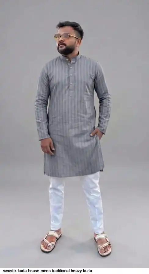 TRADITIONAL PURE COTTON HAVY KURTA PAJAMA E