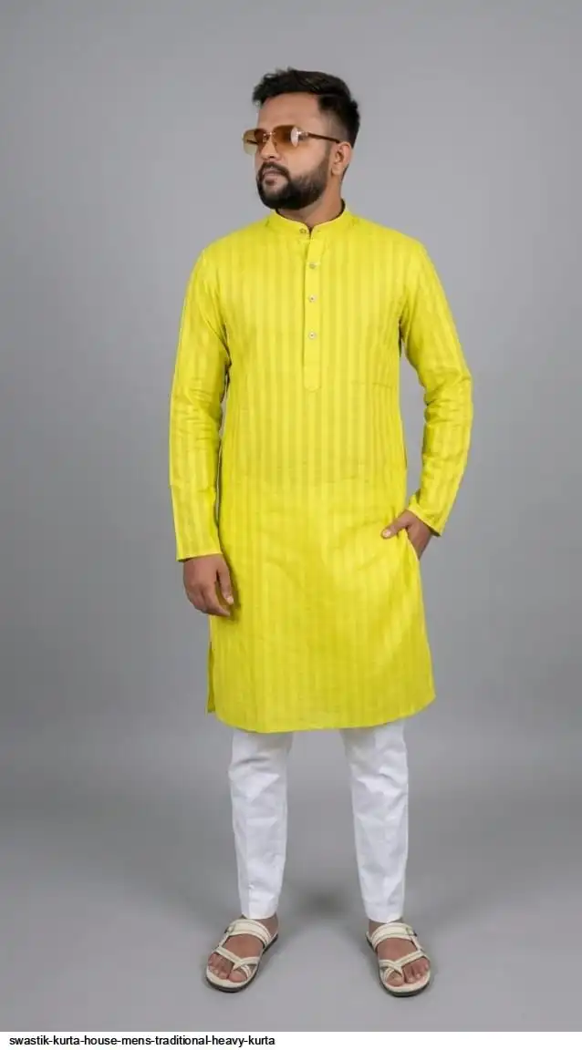 TRADITIONAL PURE COTTON HAVY KURTA PAJAMA D