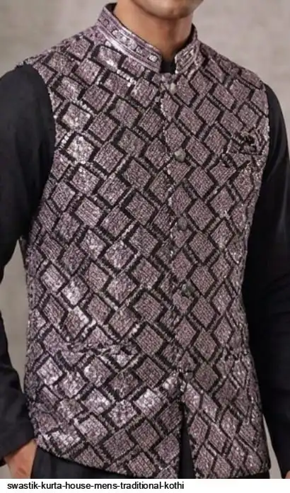 SWASTIK KURTA HOUSE MENS TRADITIONAL KOTHI D