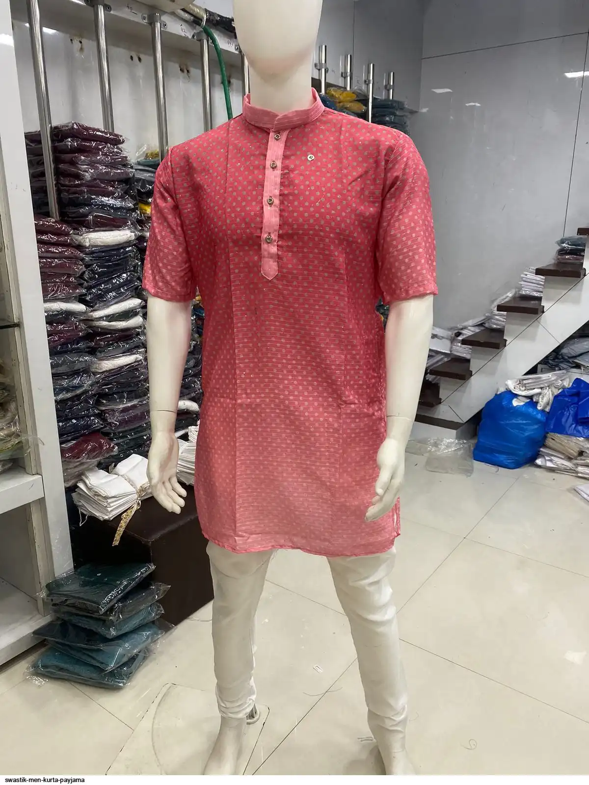 SWASTIK MEN KURTA PAYJAMA D