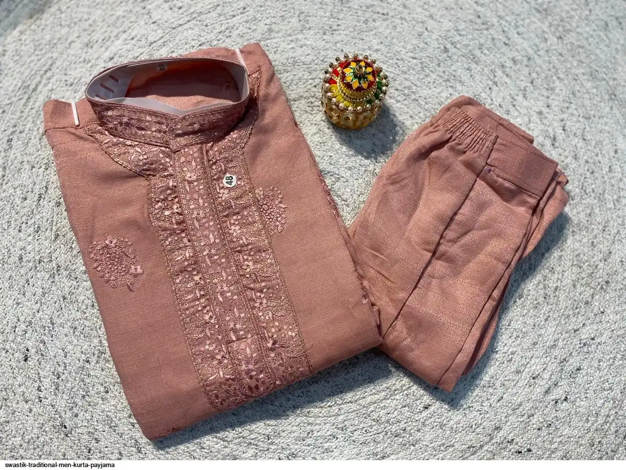 SWASTIK TRADITIONAL MEN KURTA PAYJAMA G