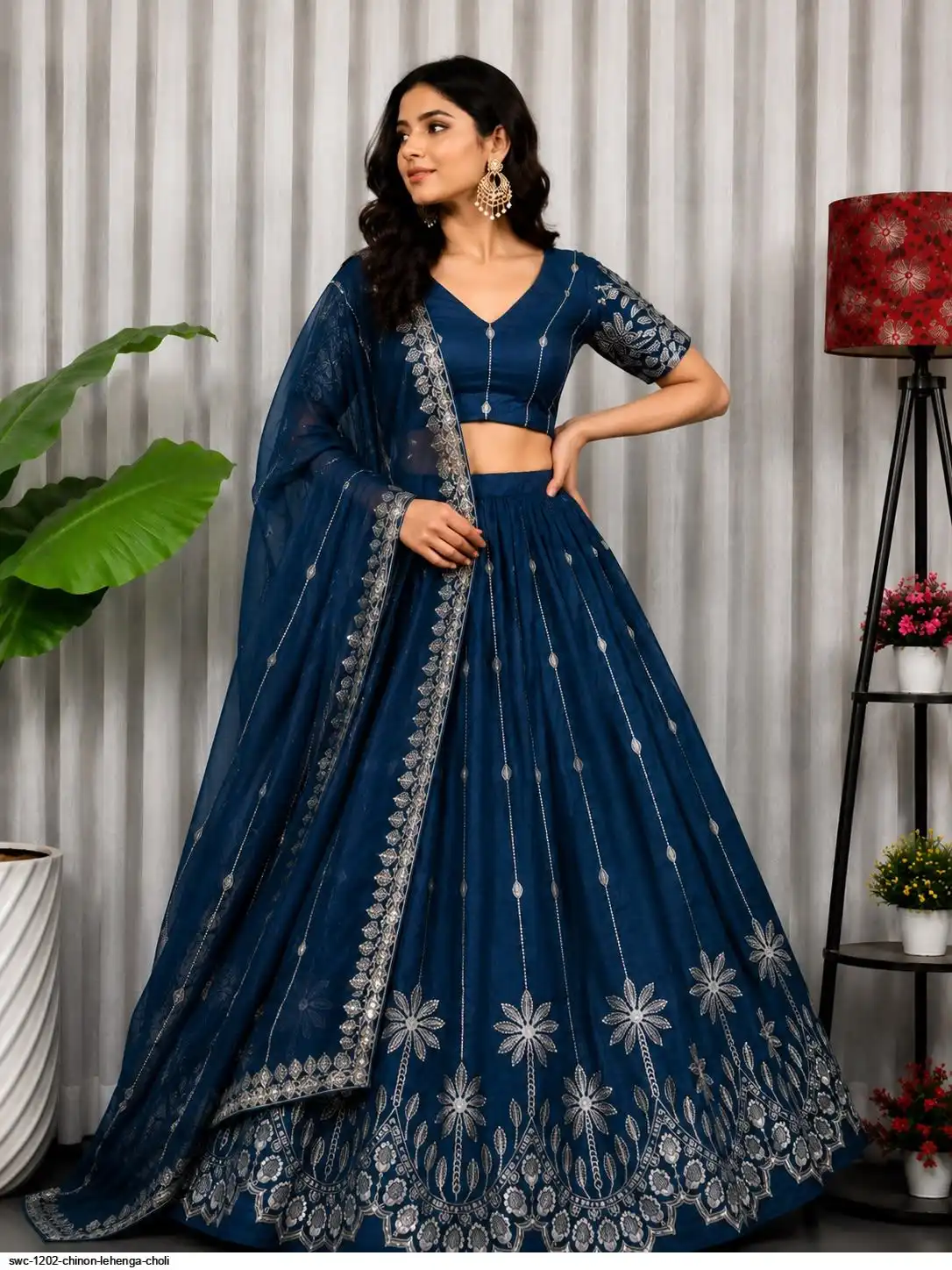 SWC 1202 CHINON LEHENGA CHOLI 1