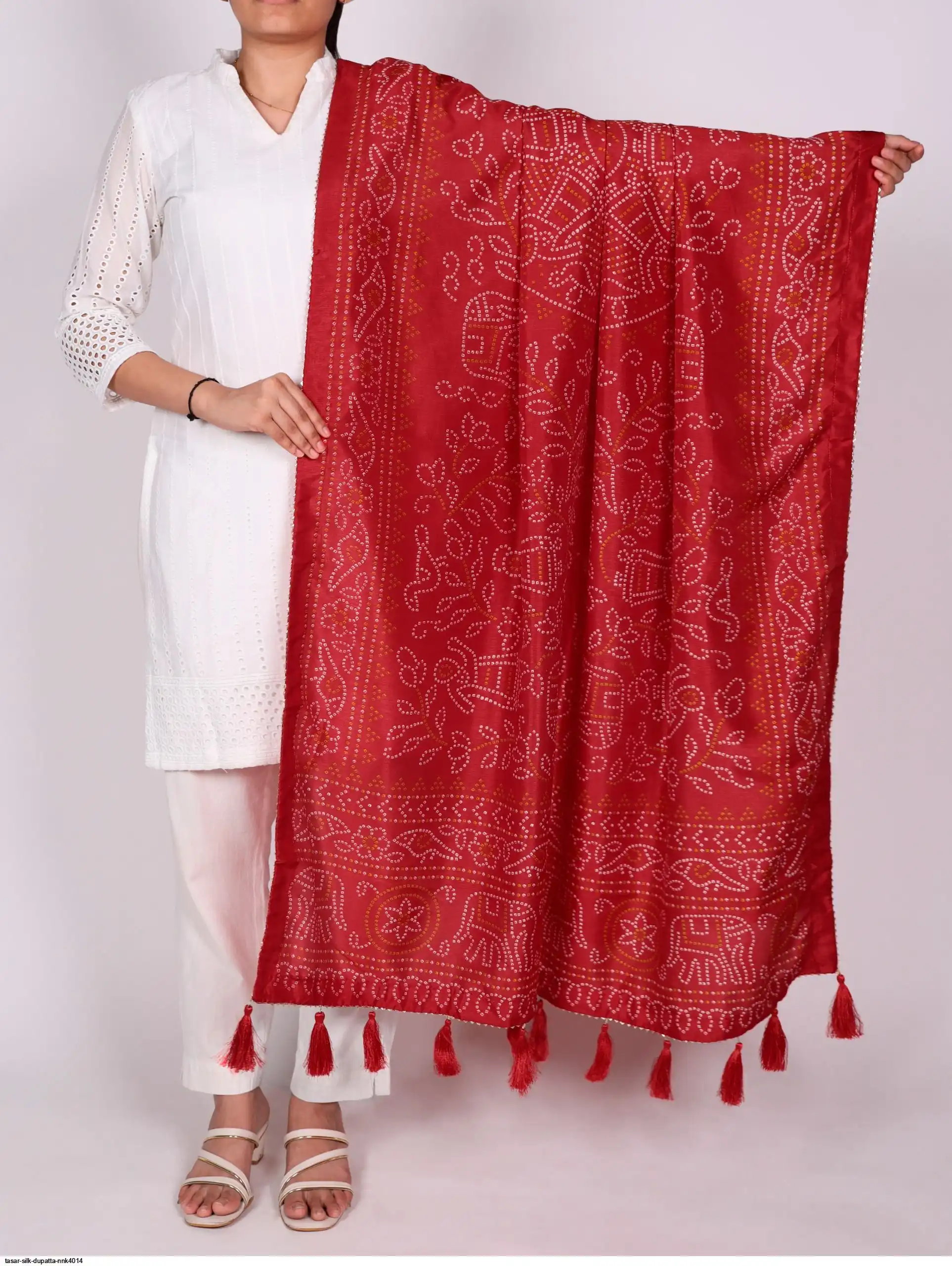 TASAR SILK DUPATTA NNK4014 5